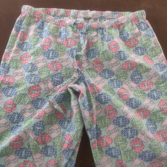 Vineyard Vines Polka Dot Whale Lazy Pants S - Picture 3 of 9